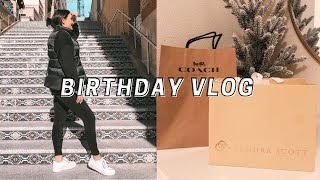 23RD BIRTHDAY VLOG: shopping in the city, trader joe's haul \& what i gifted myself! | VLOGMAS DAY 11