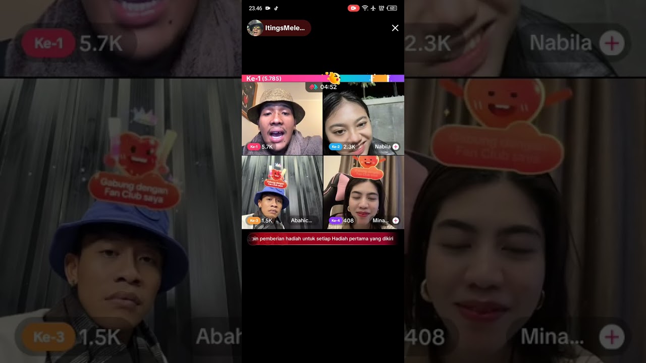 Iting direbutin oleh 2 cewe