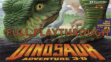 Dinosaur Adventure 3-D | Full Playthrough | Childhood Games