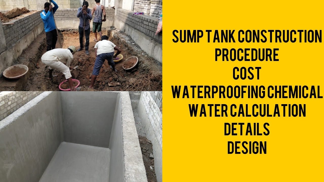 UG Sump Construction Procedure Cost Waterproof Leakage Water ug-sump-construction-procedure-cost-waterproof-leakage-water