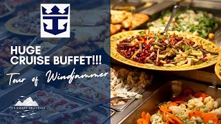 Biggest Buffet at Sea! Windjammer Buffet - Royal Caribbean Cruise