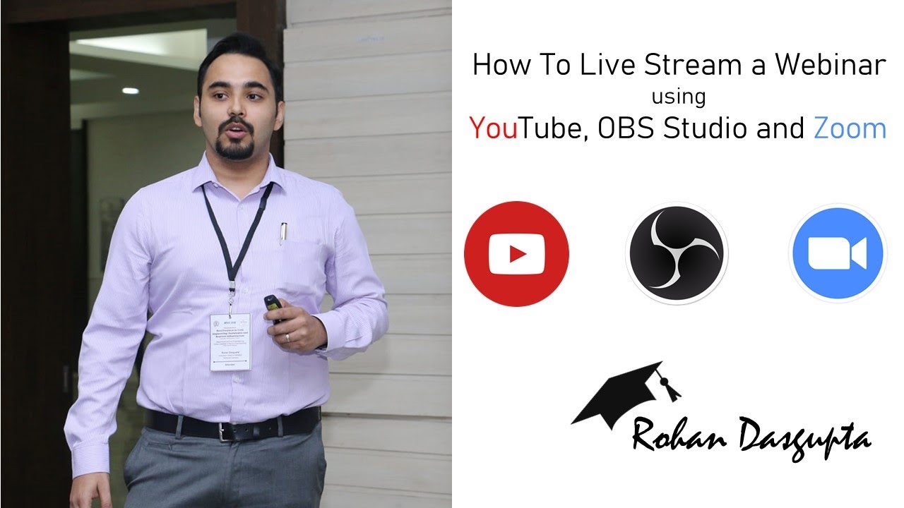 How To Live Stream a Webinar using YouTube, OBS Studio and Zoom Step by Step Procedure 