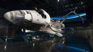 Space Shuttle Atlantis Exhibit with preshow, shuttle reveal and walk around