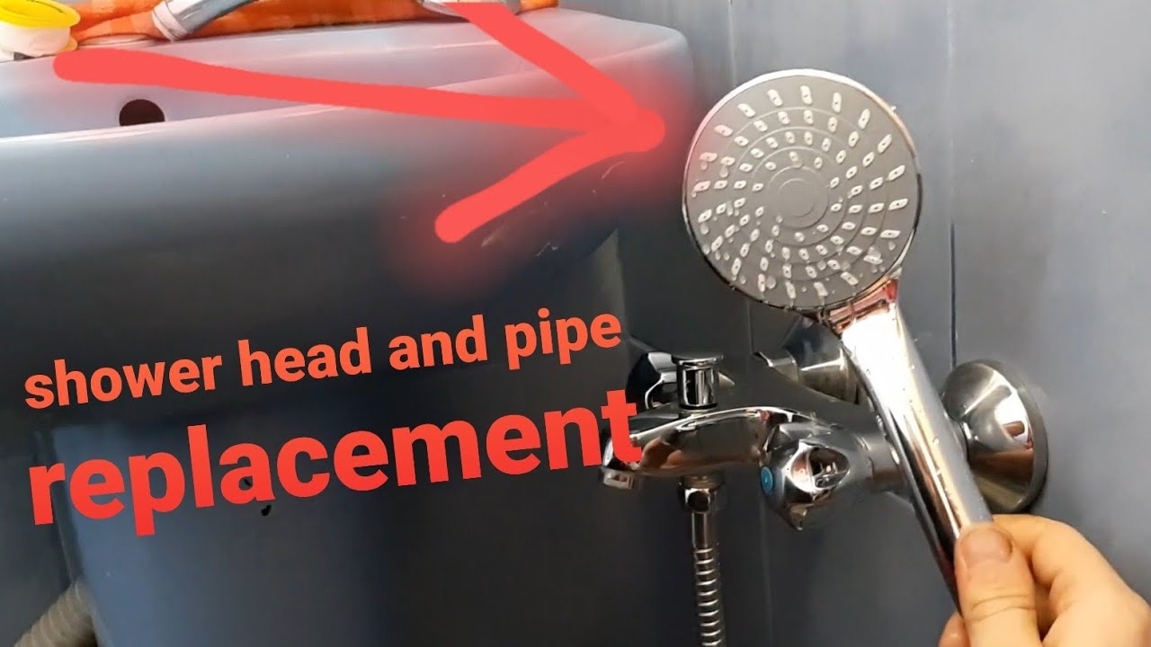 Shower head replacement. This is how to replace shower hose and shower head with a new one
