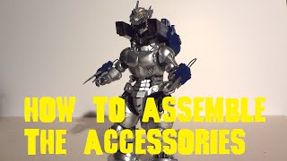 S.H. MonsterArts Kiryu 2002 - How to assemble accessories