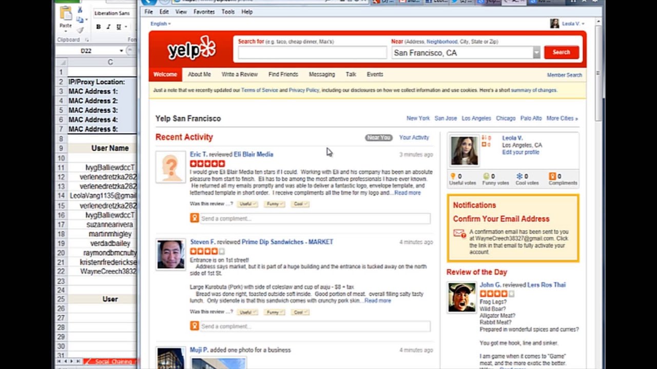Step 5  Setting Up Yelp