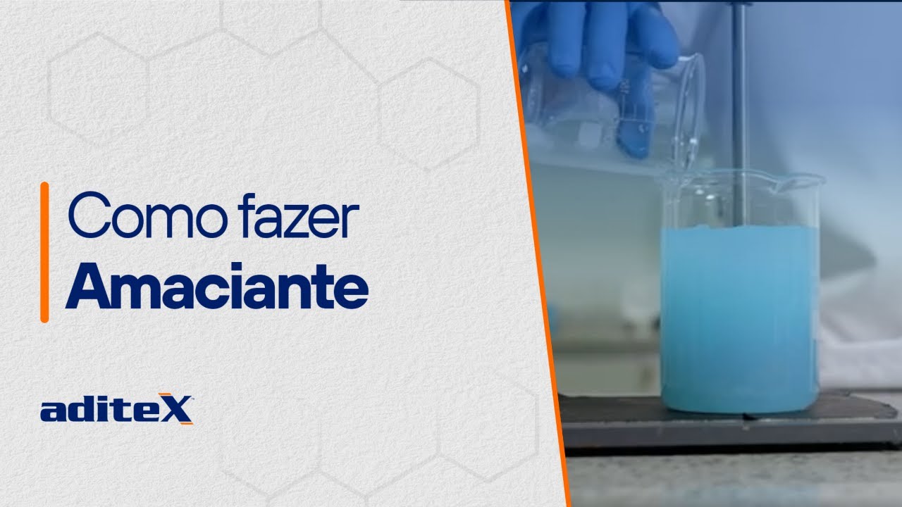 Como fazer amaciante com o espessante Adigel DM Plus Aditex - YouTube
