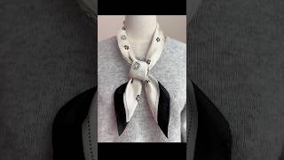 Simple Silk Scarf Styling for Everyday Outfits #fashion