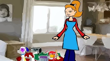 Excel Painting Cartoon (Here I come to save the day!)