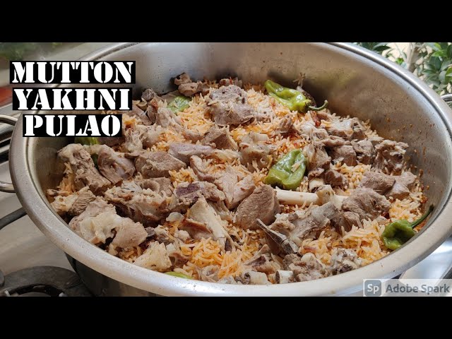 Mutton Yakhni Pulao - Mutton Yakhni Banane Ka Tarika - Pulao Recipe Special Recipe Eid ul Adha 2021 | Cooking with Asifa