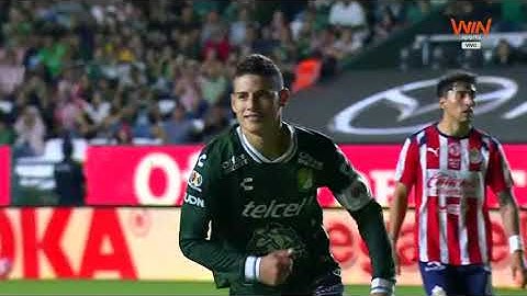 JAMES RODRÍGUEZ PENALTY GOAL AGAINST CHIVAS GUADALAJARA ON MATCHDAY 2 OF LIGA MX #JAMESxWIN 🟢⚽🔟🇨🇴