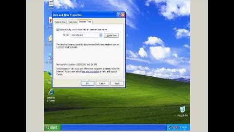 Windows XP Time Service 1