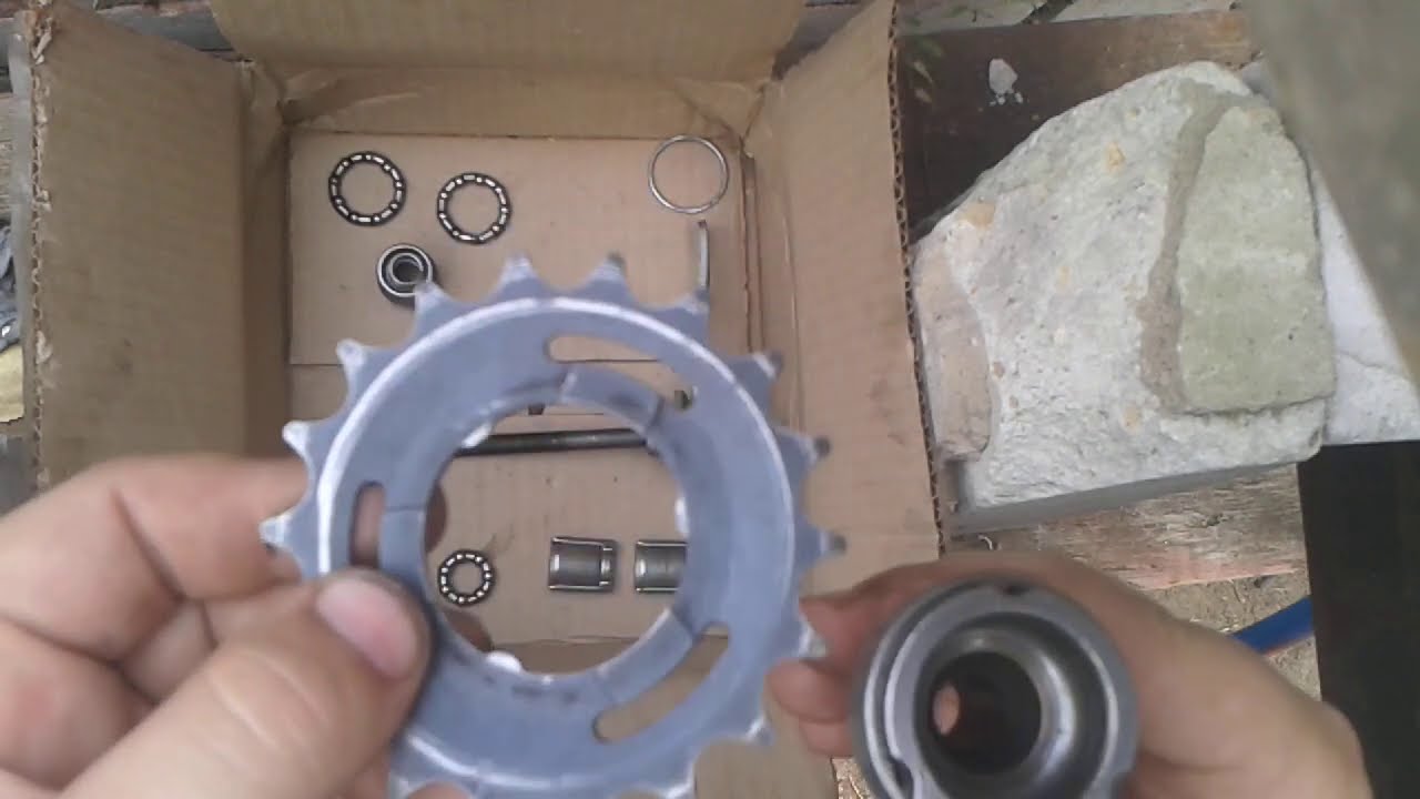 сборка задней втулки одна скоростного велосипеда - YouTube