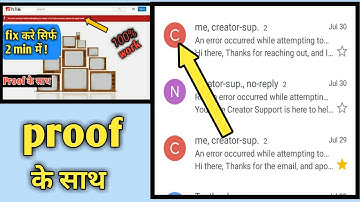 how to solve An error occurred while attempting to create a YouTube account. please try again