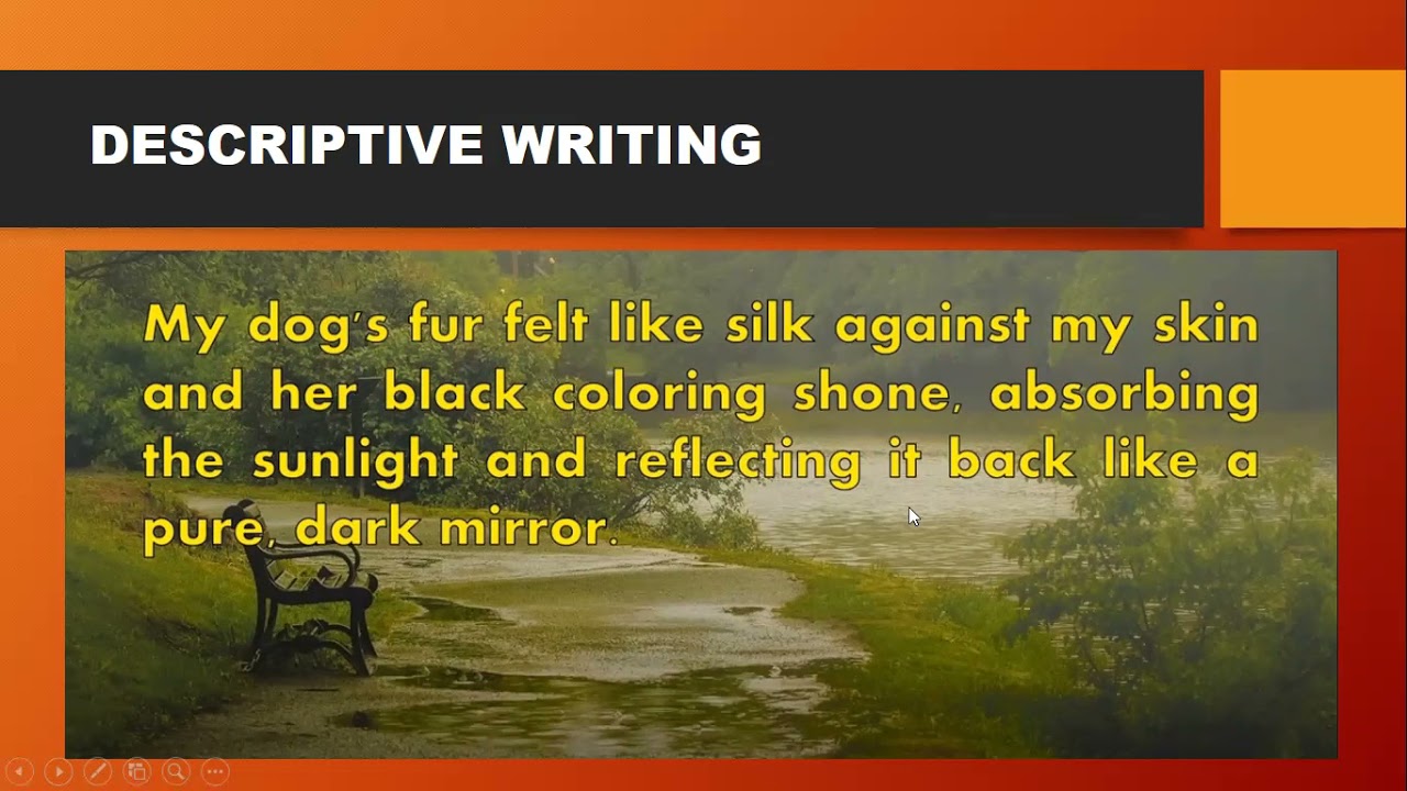 difference between narrative and descriptive essay writing