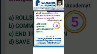 SQL Question 184 || #shorts #ytshorts #youtubeshorts #sql #interview #reels #mysql @SekharAcademy1