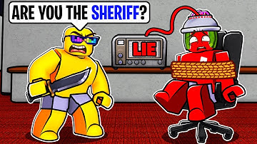 Using a LIE DETECTOR in Murder Mystery Roblox