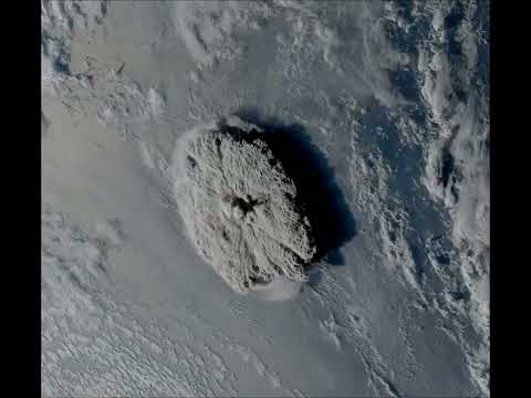 Hunga Tonga–Hunga Haʻapai eruption (Zoomed-in view)