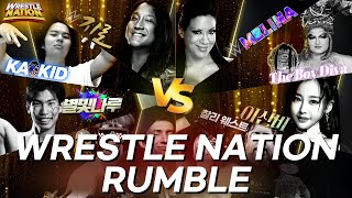 [WRESTLE NATION]  Rumble Match!!  (English Commentary ver.)