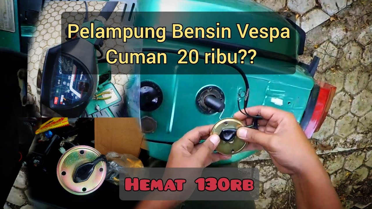 Cara Mengganti Pelampung Bensin Vespa Excel, Exclusive, Strada