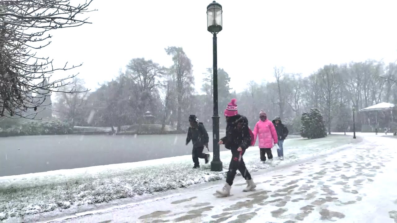 Vitré sous la neige ce 05/01/2026