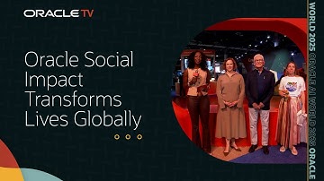 Oracle Social Impact: Education, Health, and Volunteering on Oracle TV at Oracle AI World 2025
