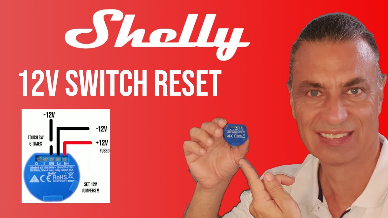 Como resetear shelly 1/ shelly1 reset 