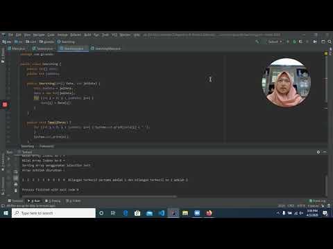 Searching dan Sorting menggunakan Java (Algoritma Struktur Data)