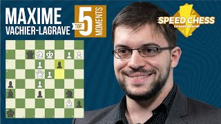 Maxime Vachier-Lagraves Top 5 Speed Chess Moments