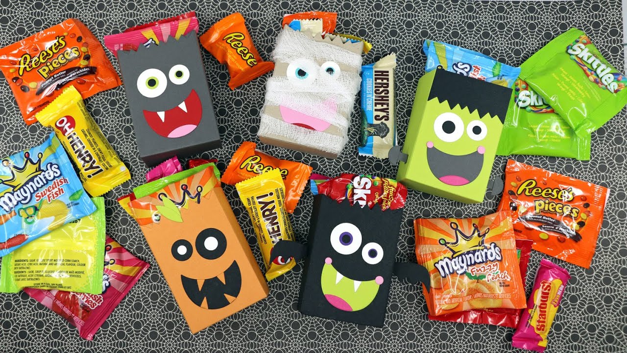 Easy Boo Boxes for Halloween Treats MFT Boo Box Dies AmyR Halloween