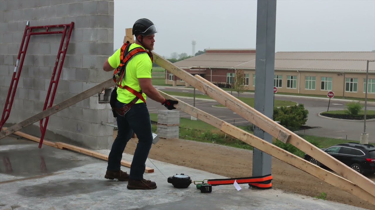 Temporary Guardrail Posts for Quick Fall Protection Setup - YouTube