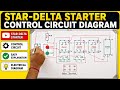 Star-Delta Starter Control Circuit Diagram | Complete Wiring Explained