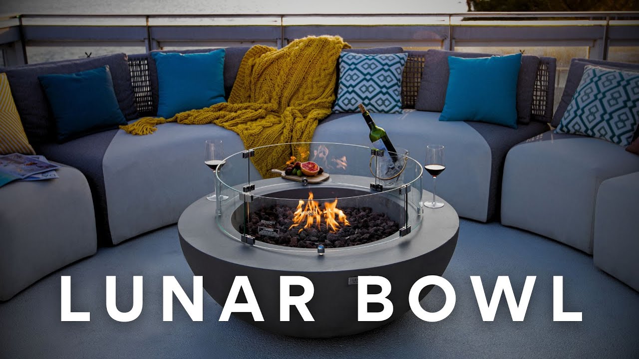 Ohnisko LUNAR BOWL s horiacim ohňom
