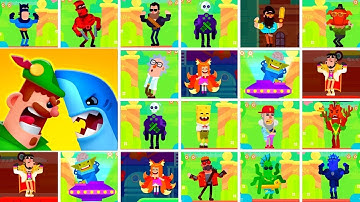 Ultimate Bowmaster - All Characters Special Fatality + Brutality