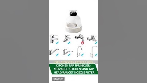 60 Degree Movable Painted Faucet Stainless Steel Aerator, Water-Saving Sprinkler and Device