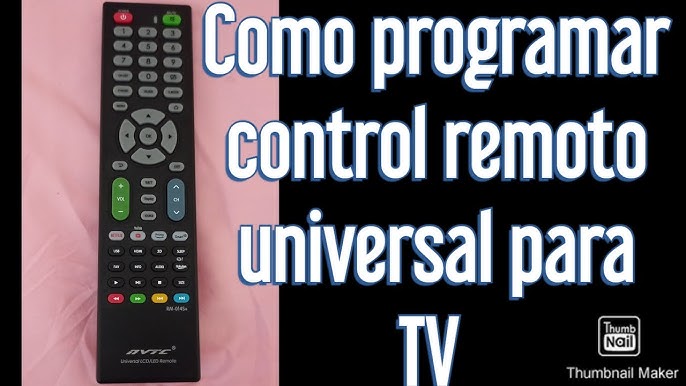 Como configurar control remoto universal AD UL038 para smart tv LG 
