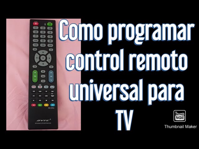 Litoral solamente Sophie Como programar control remoto universal // Configurar control remoto para  Smart TV - YouTube
