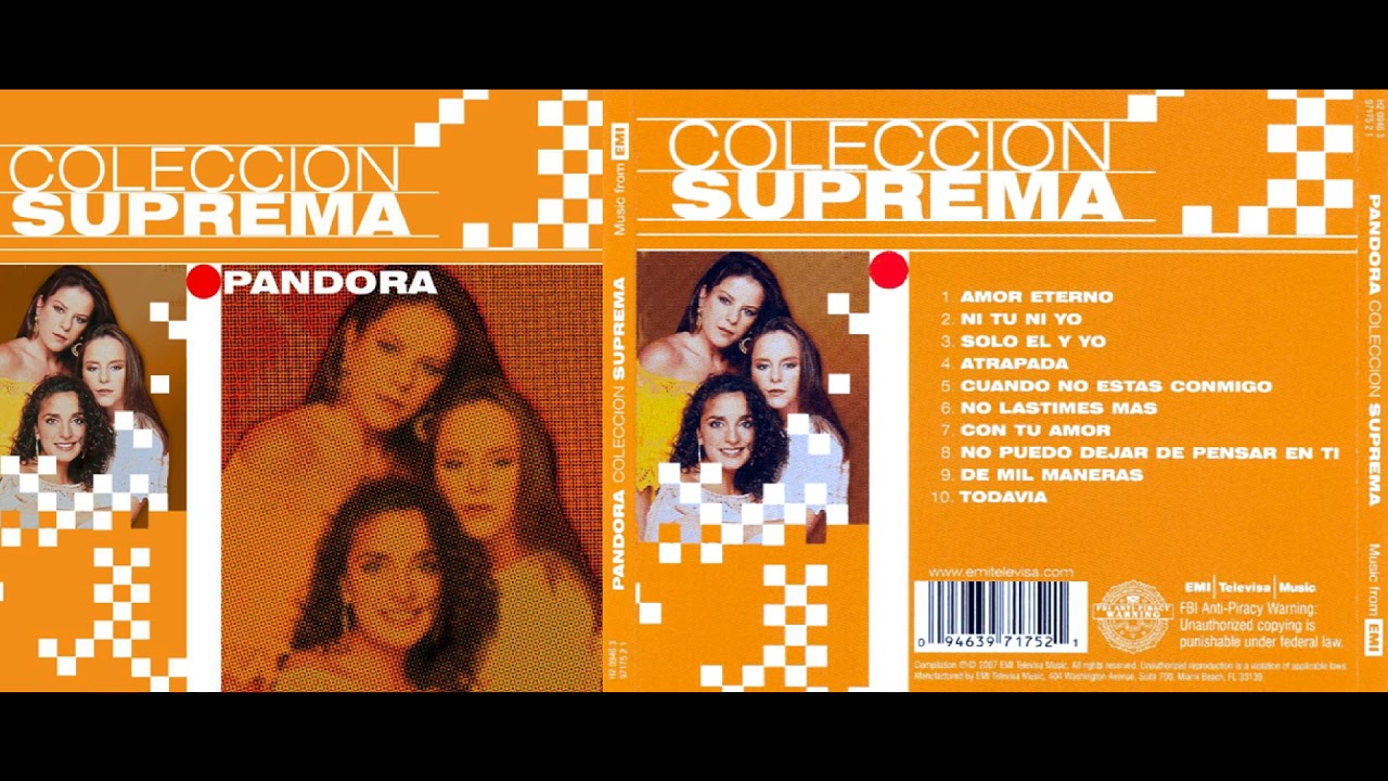 Pandora - No Puedo Dejar De Pensar En Ti - YouTube