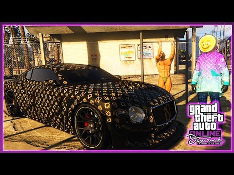 EL MEJOR COCHE BLINDADO x LOUIS VUITTON (GTA 5 ONLINE) 