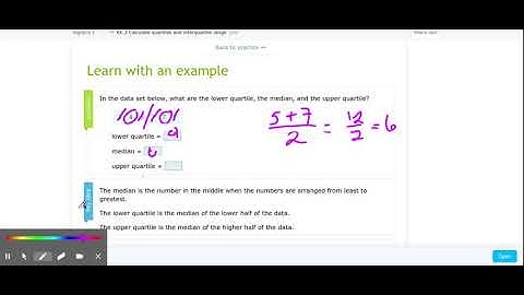 A1.KK3 - Calculate quartiles and interquartile range (Algebra 1 practice)