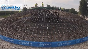 Công nghệ đổ móng trụ điện gió không ép cọc bê tông. Xem cách sắp xếp thép như thế nào?