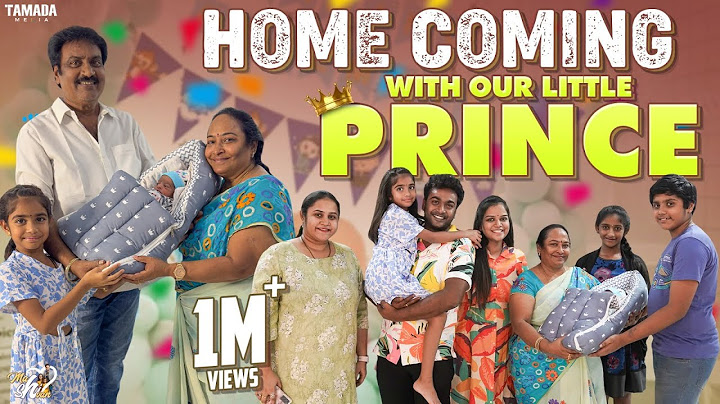 Home Coming with Our Little Prince || Welcoming Baby || @Mahishivan || Tamada Media