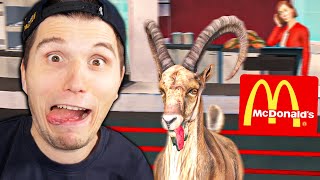 Eine ZIEGE bei McDonalds | Goat Simulator
