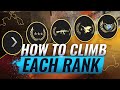 HOW TO CLIMB EACH RANK & ESCAPE YOUR ELO - CS:GO