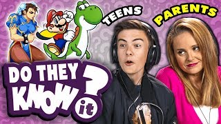 Do Teens Know Their Parent's Favorite Video Game? | React: Do They Know It?