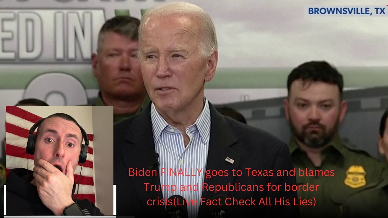 Biden BLAMES Trump and Republicans for the border crisis! (Live ...