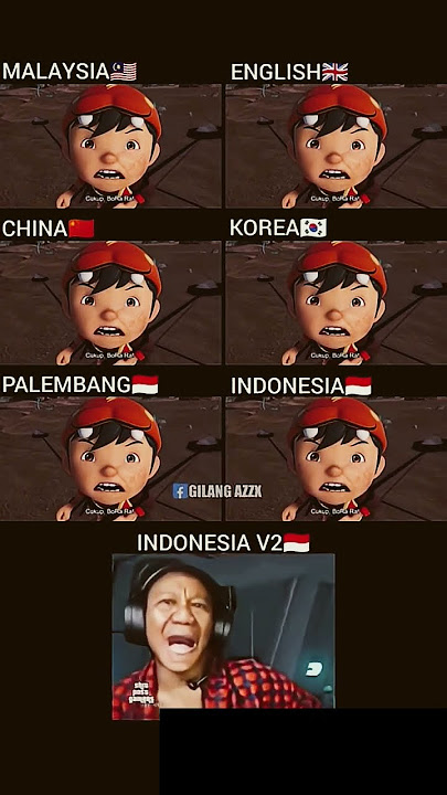 boboiboy dalam berbagai bahasa 😹 takdir biji pun kau nak jadi presiden?😹#memes #relateable #funny