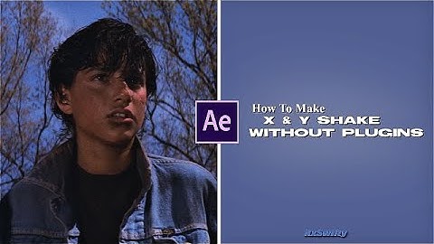 X & Y Shake Tutorial (No Plugins Needed) || After Effects