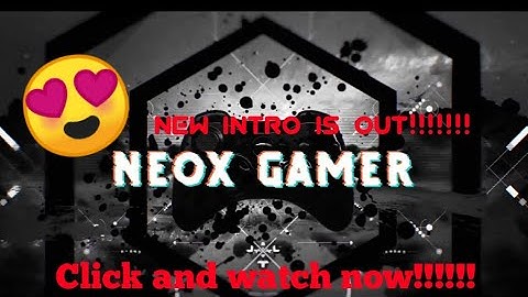 😍My new gaming intro.#gaming #gamingintro.