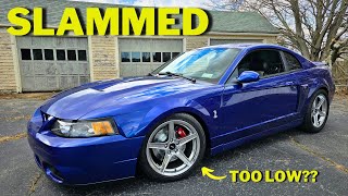 SVT Cobra Gets a New Stance: SLAMMED!! || More Interior + Exterior Work!!